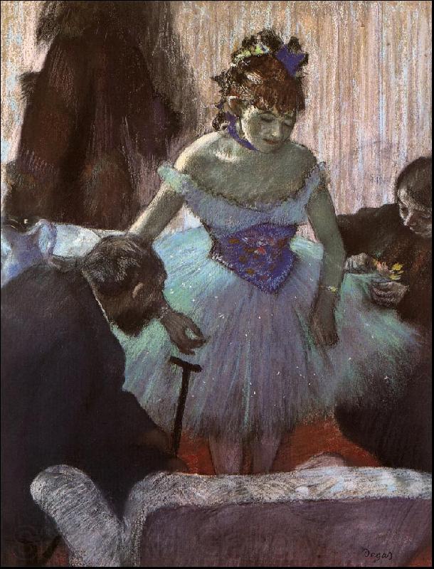 Edgar Degas Before the Entrance on Stage Germany oil painting art
